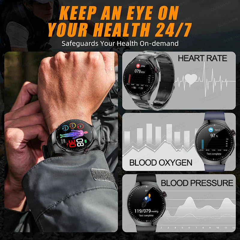 Smartwatch TK26, 1,43 Zoll AMOLED mit Saphirglas