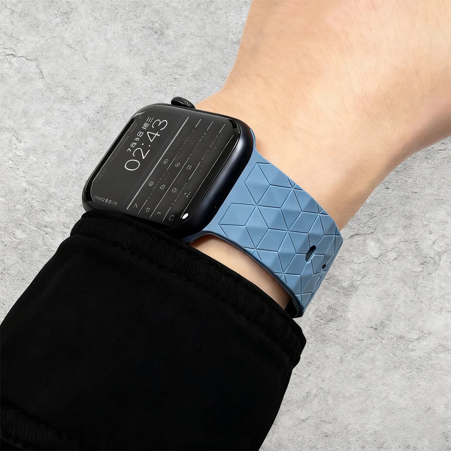 Apple Watch Armband Silikon, Fußball-Muster