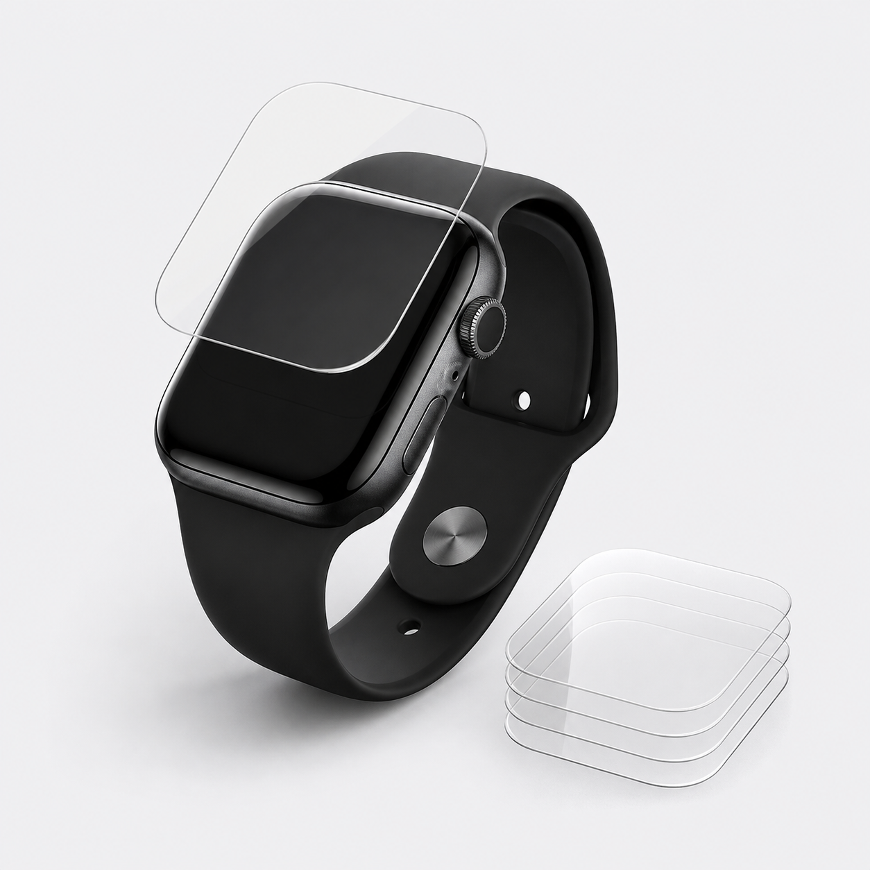 Apple Watch Hydrogel-Schutzfolie im 5er-Set – Produktansicht