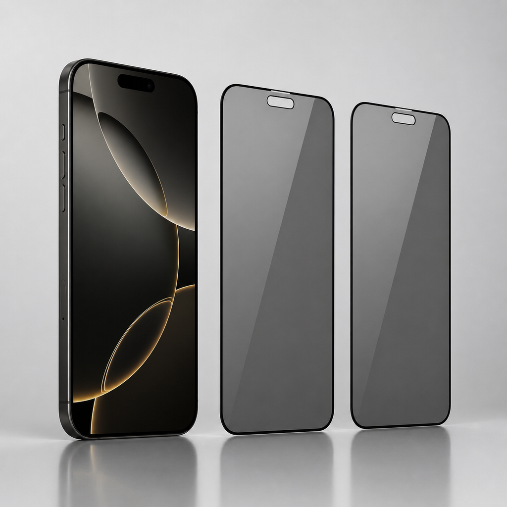 Zwei Blickschutz-Panzergläser für iPhone