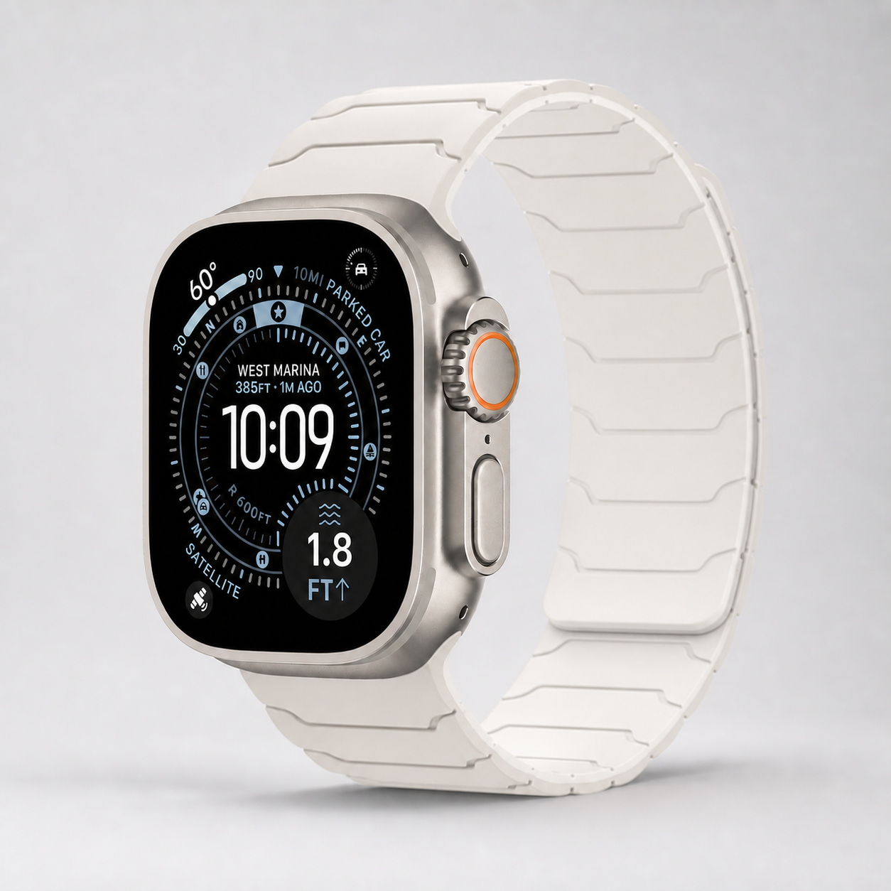 Bracelet magnétique blanc