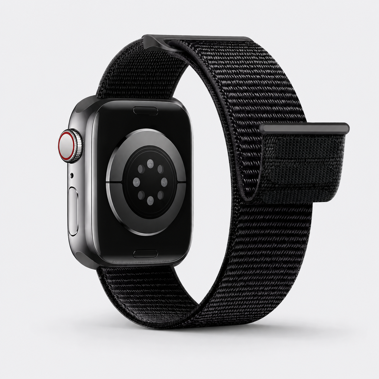 Bracelet Apple Watch nylon noir – vue produit premium