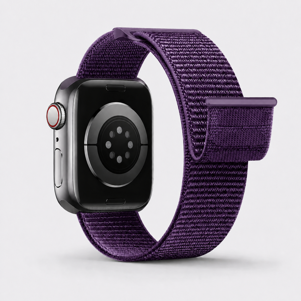 Bracelet Apple Watch nylon violet – vue produit premium