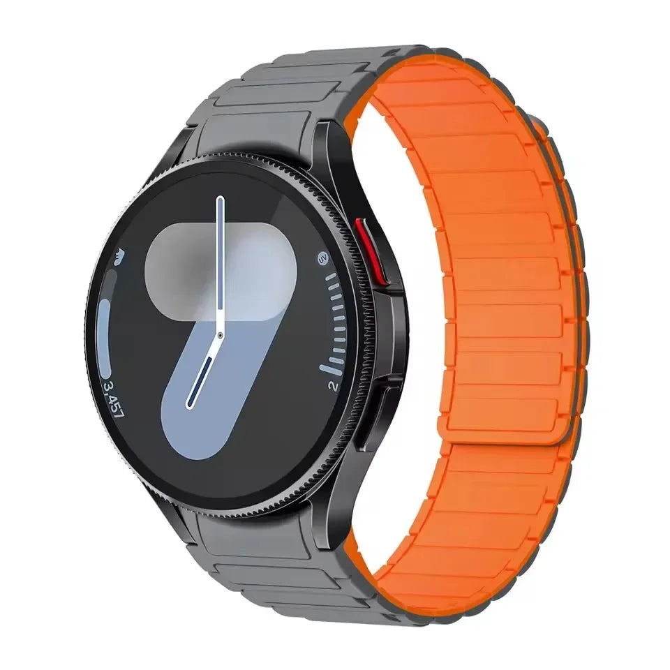 Samsung Watch bracelet color grey orange