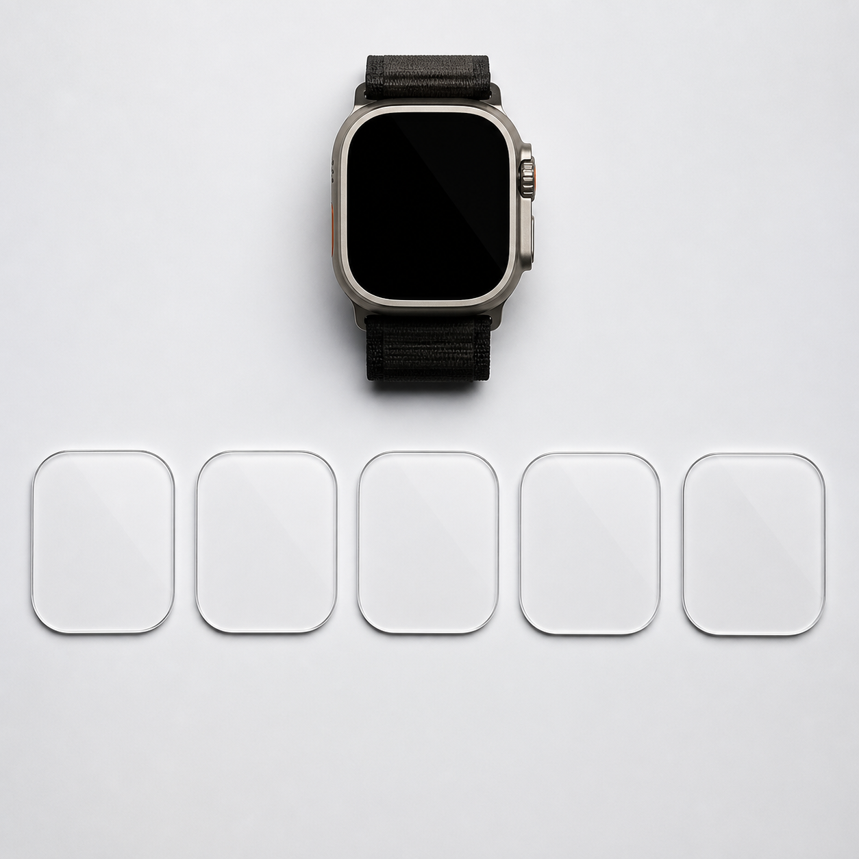 Fünf Schutzgläser für Apple Watch Ultra 49 mm